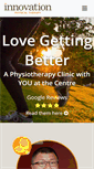 Mobile Screenshot of innovationphysio.com